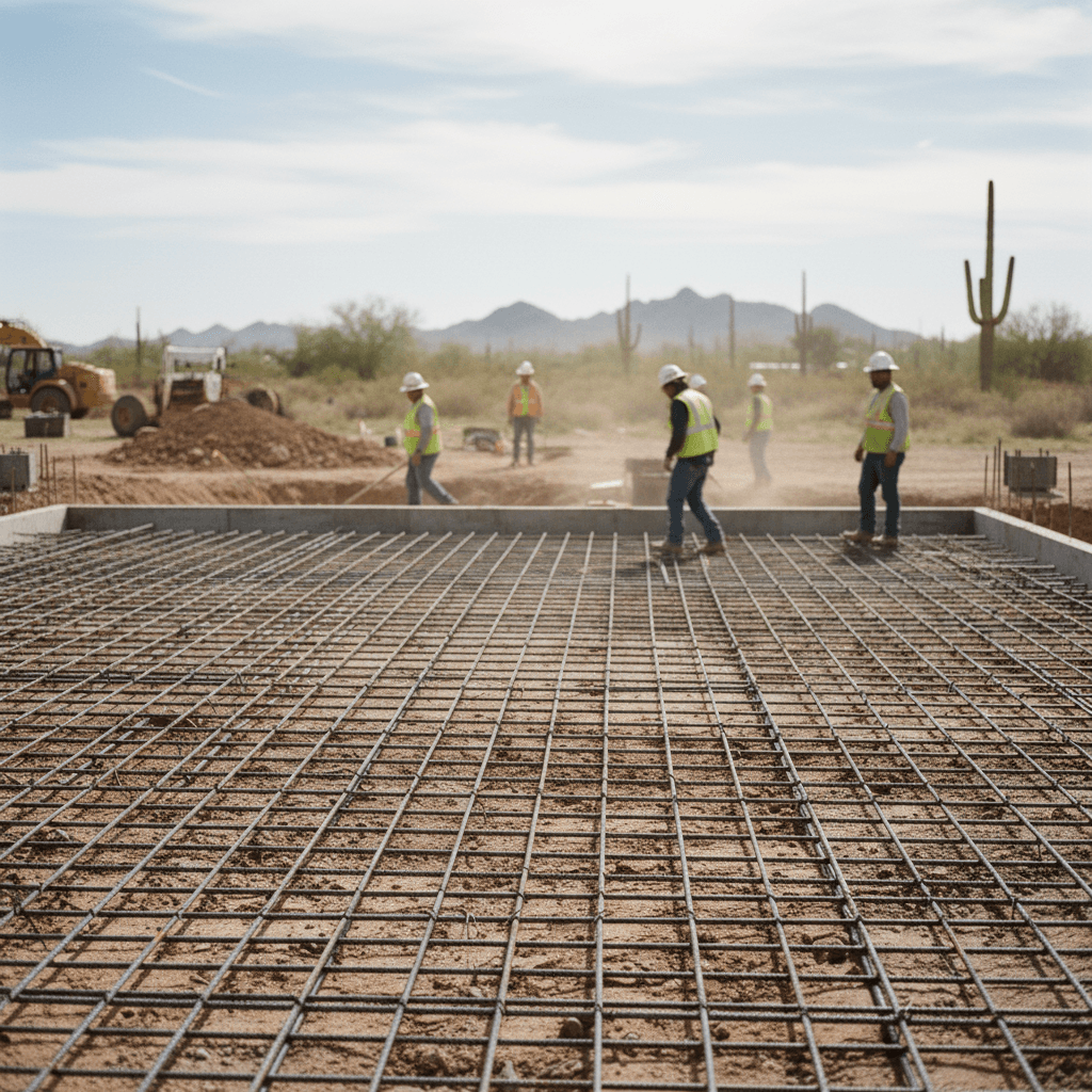 Professional concrete foundation construction